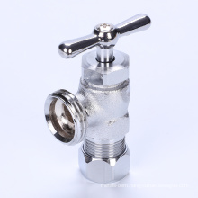 Brass Chromed Washing Machining Valve with Compression Connect (W02)